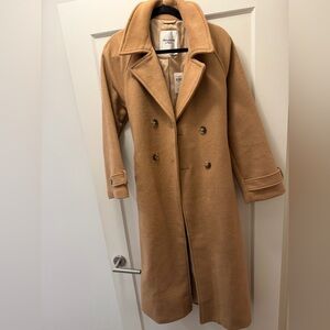 Abercrombie & Fitch Wool Blend Trench Coat